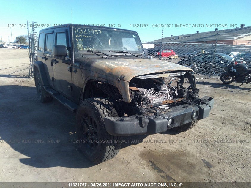 2017 JEEP WRANGLER UNLIMITED SPORT