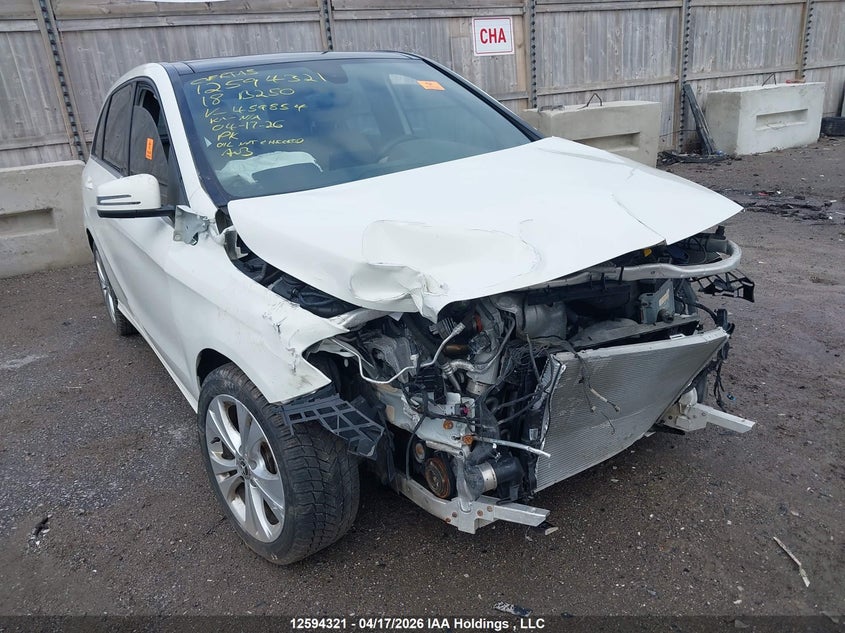 2018 MERCEDES BENZ B250