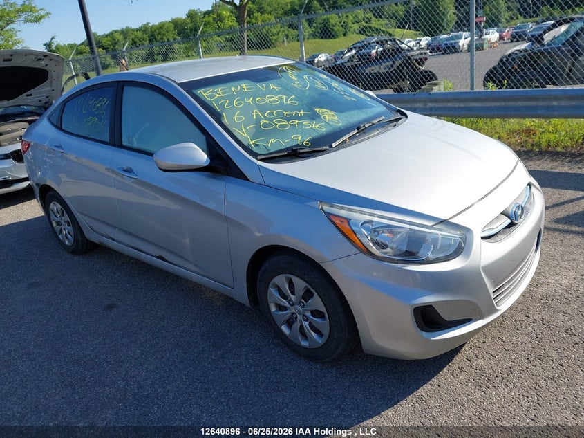 2016 HYUNDAI ACCENT GL