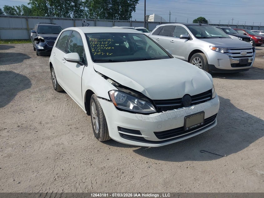 2017 VOLKSWAGEN GOLF 1.8 TSI COMFORTLINE/1.8 TSI HIGHLINE/1.8 TSI TRENDLINE