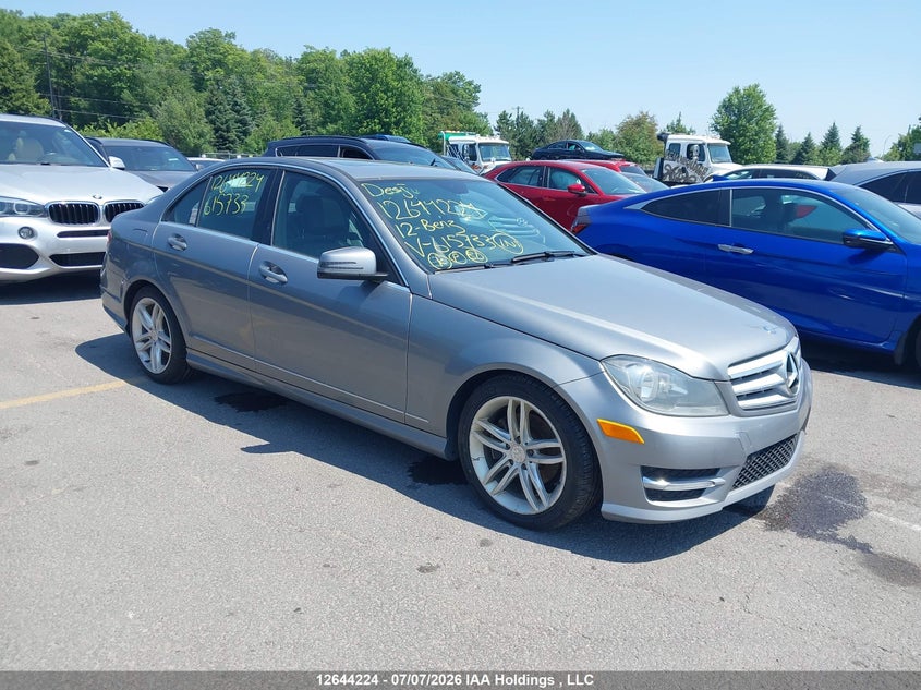 2012 MERCEDES BENZ C 250 4MATIC