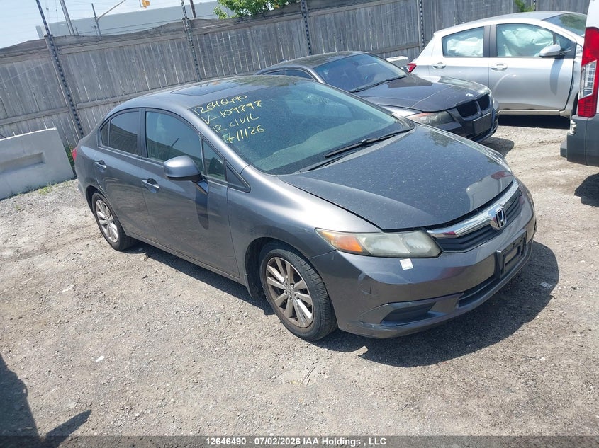2012 HONDA CIVIC EX 4DR
