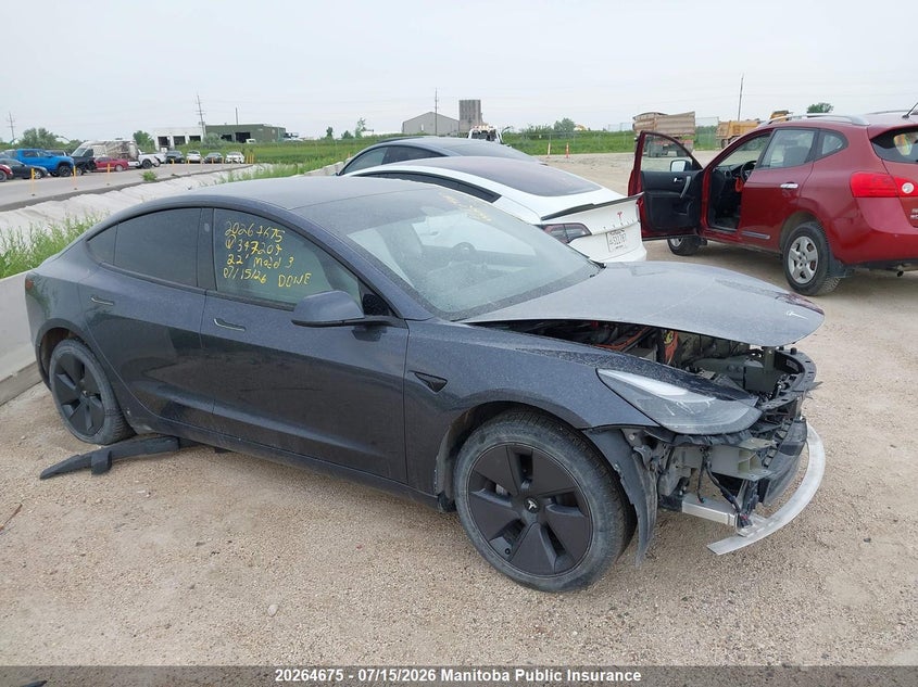 2022 TESLA MODEL 3 LONG RANGE 75D