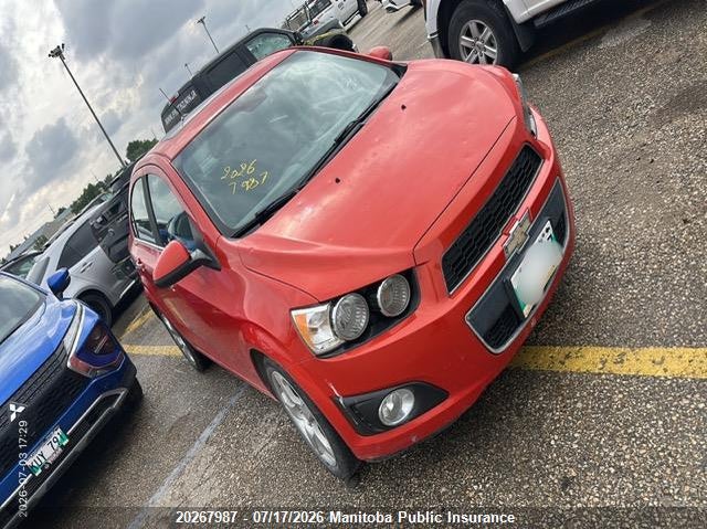 2012 CHEVROLET SONIC LT