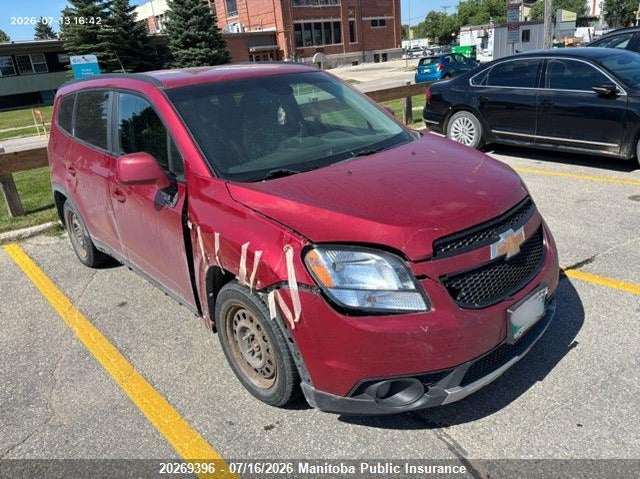 2012 CHEVROLET ORLANDO LT