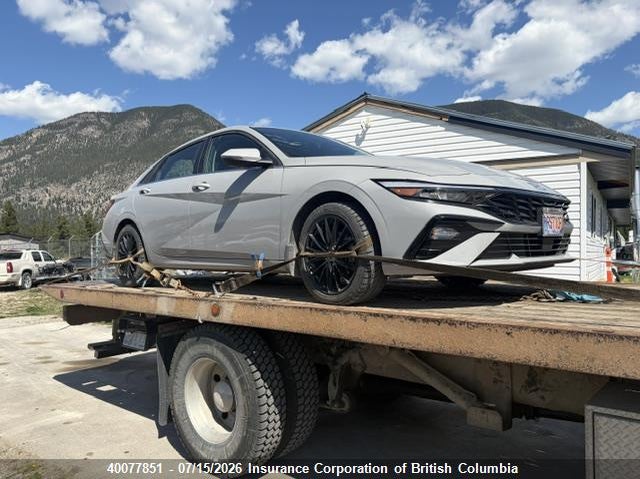 2025 HYUNDAI ELANTRA LIMITED
