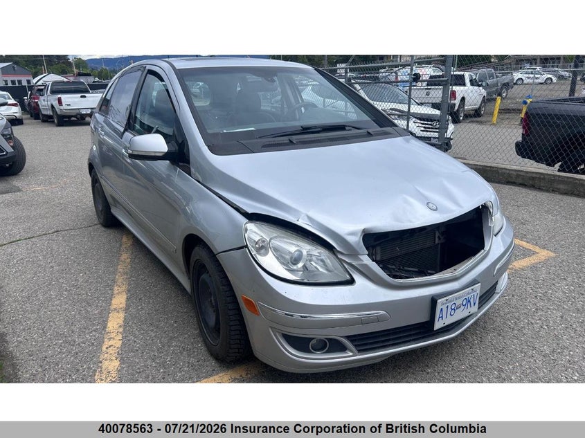 2008 MERCEDES BENZ B 200 TURBO