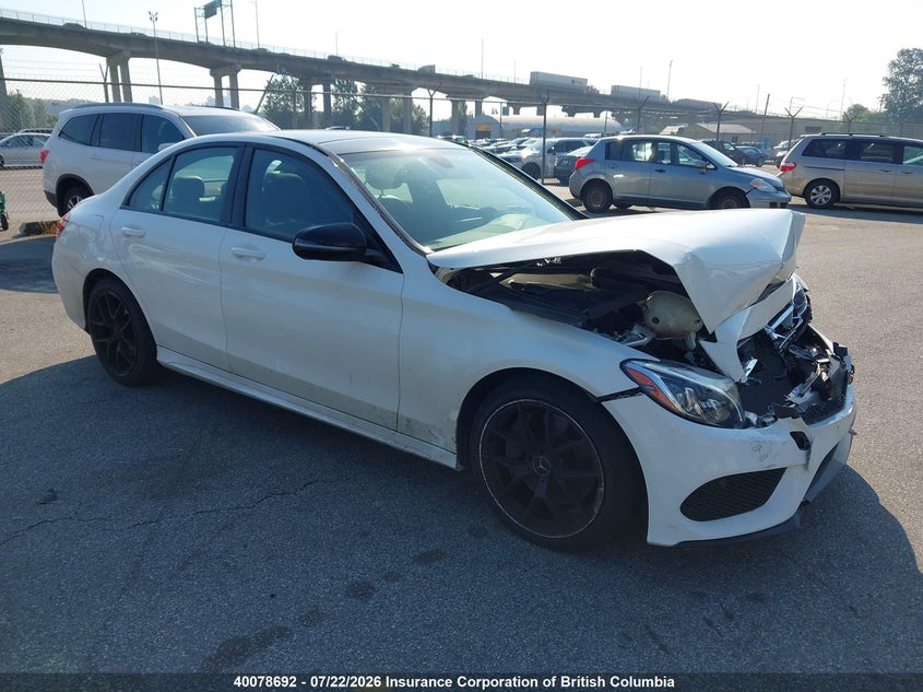2016 MERCEDES BENZ C 300 4MATIC