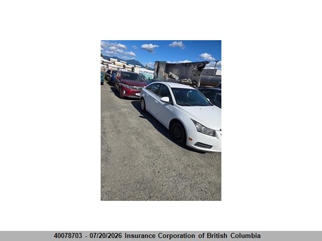 2012 CHEVROLET CRUZE