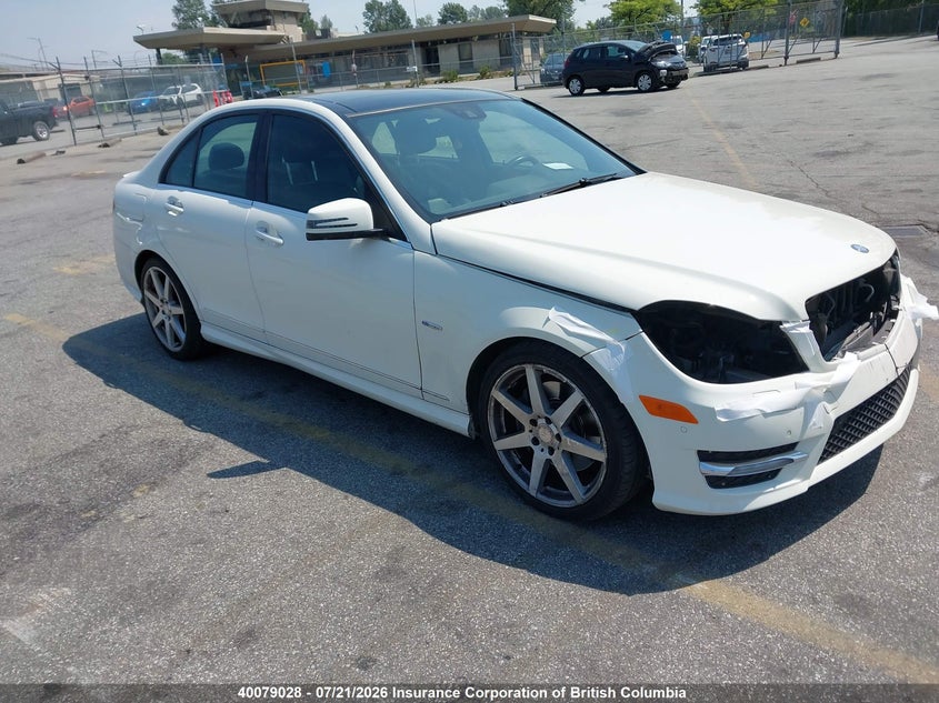 2012 MERCEDES BENZ C 350 4MATIC