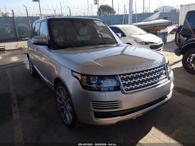 2017 LAND ROVER RANGE ROVER 3.0L V6 SUPERCHARGED HSE
